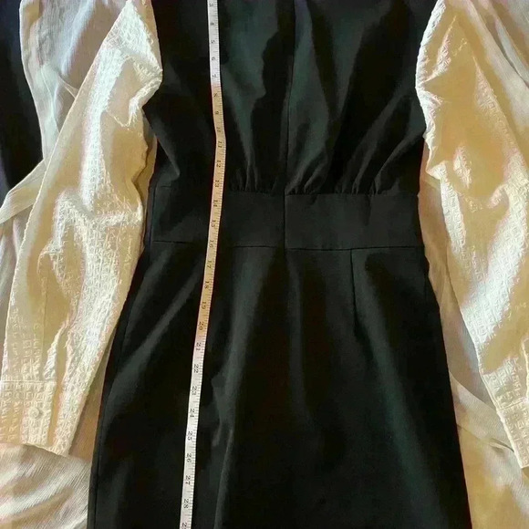 Laria Collection Women Dress Black-and-white Color Pockets Zip-Up Back Size 8 - Picture 15 of 15